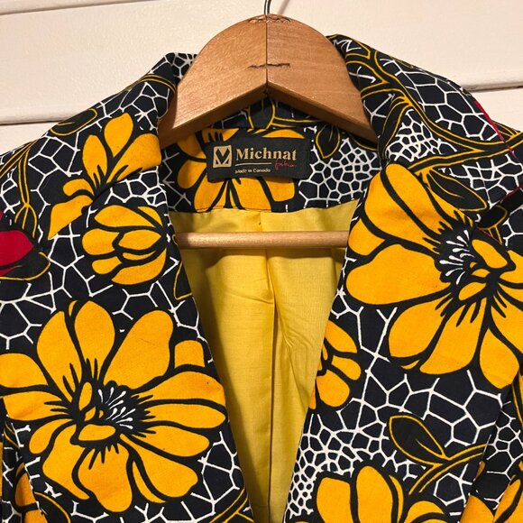 Blazer, African flower print - Picture 2 of 8